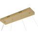 Canada LED 22 inch Gold LED Chandelier Ceiling Light